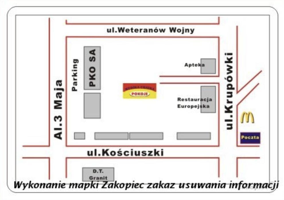Wesola Chatka Zakopane - Krupowki 37A -Centrum Exterior foto